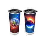 450ml PP Cup 3D Lenticular Printing Service For Promotion Gifts