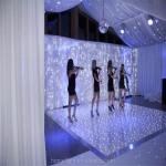 Dimmable Romantic Acrylic Full White LED Starlit Dance Floor for Wedding Banquet