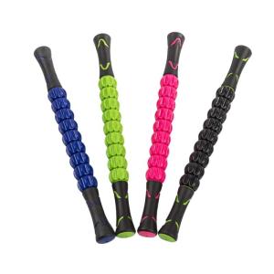 Wholesale Gym Full Body Muscle Roller Stick , Handheld Sports Massager Unique Concave Gear Design from china suppliers