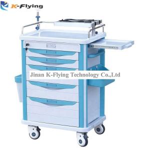 Wholesale Hospital Furniture ABS Emergency Medicine Medical Trolley Cart from china suppliers
