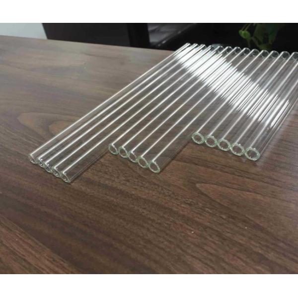 SGS High Borosilicate Glass Storage Bottles Flat Bottom Test Tube 1.2mm