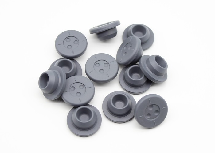 Medicinal Grey Butyl Rubber Stopper , Rubber Stoppers For Pharmaceuticals