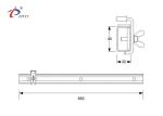 Universal Soundproof Steel Bathtub Rim Supporting Rails