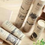 Eco-Friendly Paperboard Cosmetic Canister Cylinder Packaging Box for Childproof
