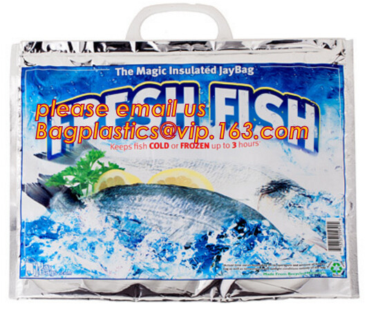 Outdoor square aluminum foil food thermal freezer cooler lunch insulation bag,Foil Cooler Bag Thermal Bag for Fruit Choc