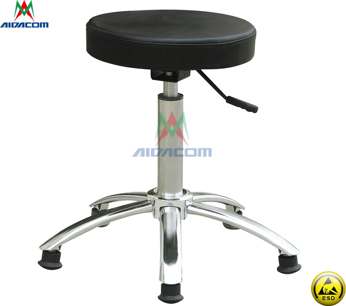 Chrome Metal Leg 60cm Width 430*400mm ESD Chairs