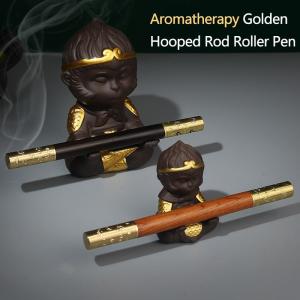 Wholesale Gift Aromatherapy Roller Ball Pen Chinese Style Monkeyking Golden Cudgel Hooped Rod from china suppliers