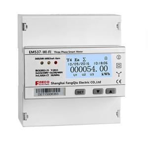 Wholesale EM537 WiFi 3*133/230V 3*230/400V 5 65 A Wireless KWH Digital Bidirectional Power Meter from china suppliers