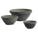 Indoor Outdoor Composite Stone Garden Plant Holders Drainage Holes Included