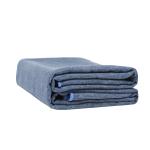 Solid Color Blue Quick Drying gym Microfiber Sports Towel Custom Print 40x80
