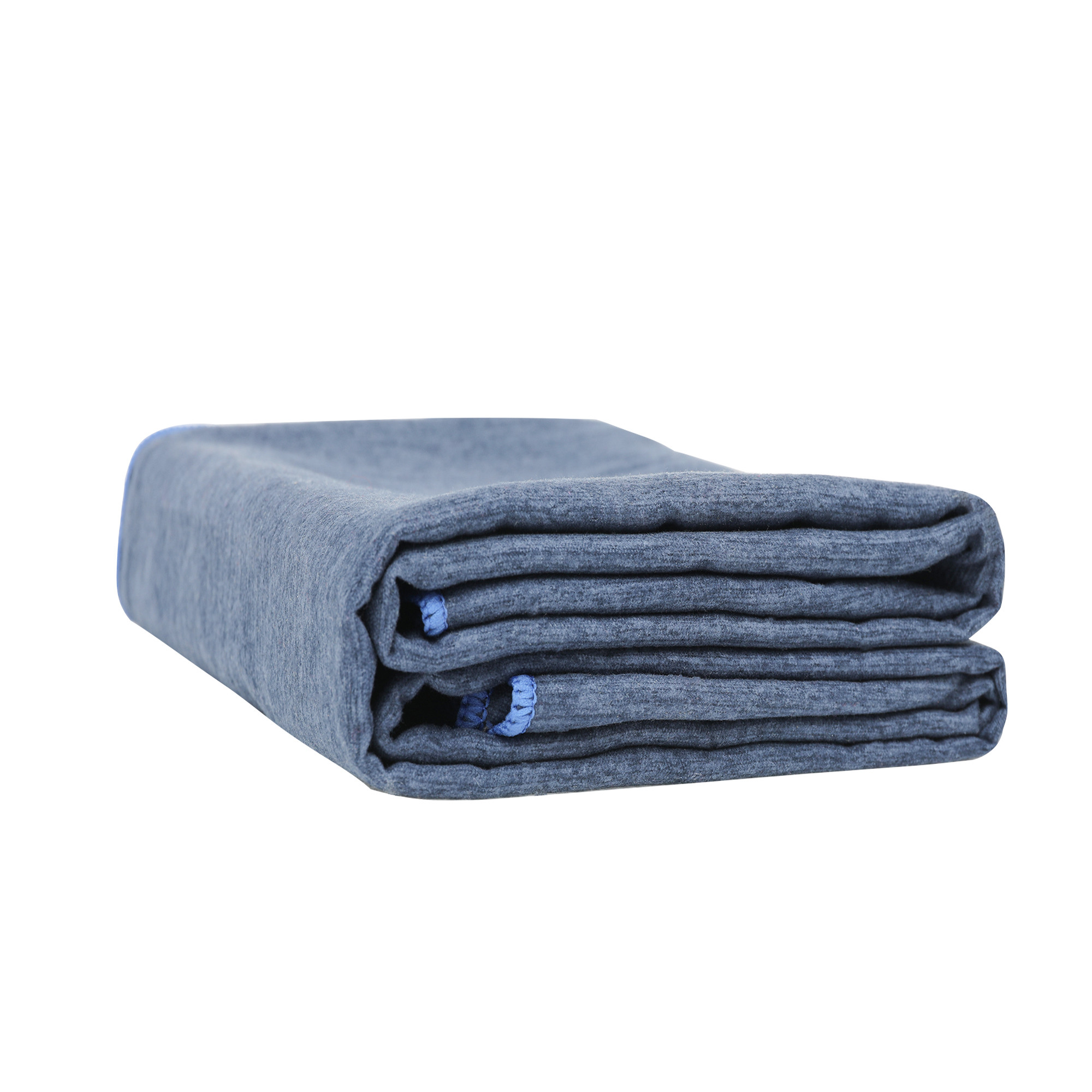 Solid Color Blue Quick Drying gym Microfiber Sports Towel Custom Print 40x80