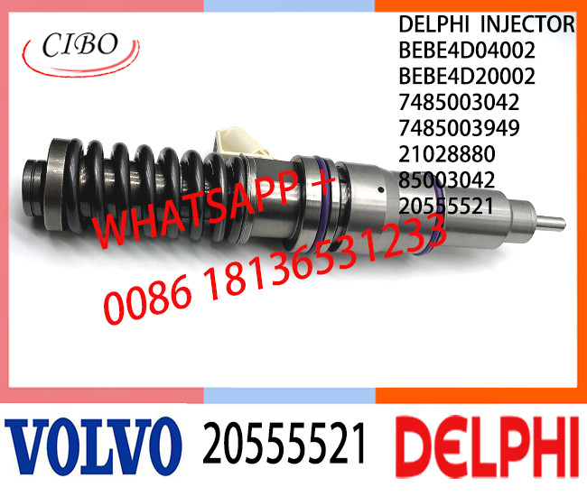 Diesel Injector 20555521 BEBE4D04002 BEBE4D20002 5001867218 7420555521 7421028880 E3.18 for REN-AULTT 11LTR EURO3 HI