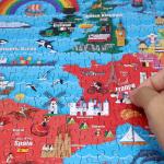 Color Europe Map 1000 Piece Paper Jigsaw Puzzle For Kids 12+ Teens Adults