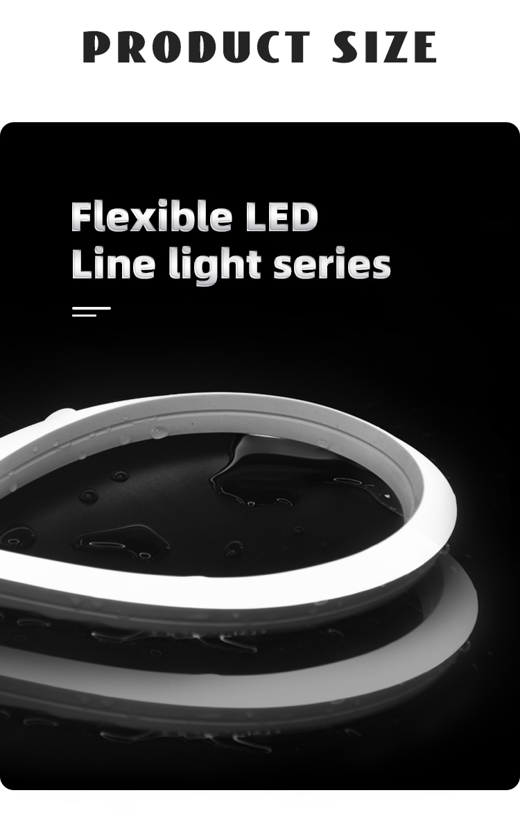 IP65 Waterproof Blue LED Neon Flex with 120 LEDs/M and Working Temperature of 40 60C
