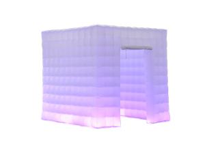 Wholesale 2 Doors White Inflatable Photo Booth With Led from china suppliers