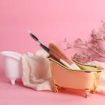 Cute Mini Plastic Bathtub Container , Portable Plastic Bathtub Shaped Bath