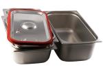 Kitchen Stainless Steel Food Pan With Lid , Stainless Steel Buffet Pan