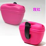 Dog Treat Pouch Bag Portable Outdoor Silicone Hands-Free Pet Training Waist Bag