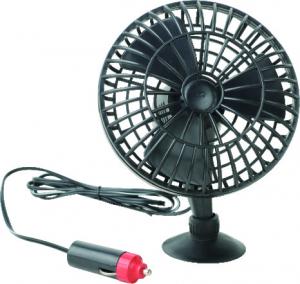 Wholesale 12V Mini Air Fan Powered Truck Vehicle Cooling Fans Adsorption Summer Gift from china suppliers