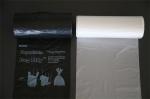 Economy Black HDPE Bin Liners , Clear Garbage Bags Eco Friendly Roll Pack