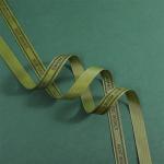 Military green gift packaging ribbon letter ribbon gift box ribbon flower baking