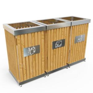 Wholesale Rolling Cover EN840 Certificate 10.5gal Outdoor Waste Container from china suppliers