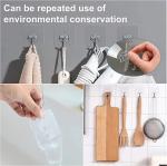 Transparent Waterproof Sticky Adhesive Wall Hooks for Keys Bathroom Outdoor