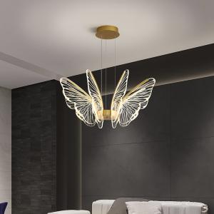 Wholesale Modern Minimalist Acrylic Butterfly Dining Chandelier Designer Modern Butterfly Pendant Lamp(WH-AP-572) from china suppliers