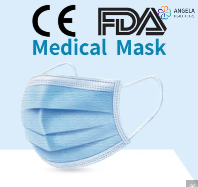 Face Mask 3 Ply Corona virus Disposable Medical Face Mask in Stock 3ply Surgical Mask with Tie on