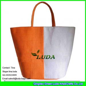 Wholesale LUDA 2012 popular straw tote bag canton fair paper straw bags from china suppliers