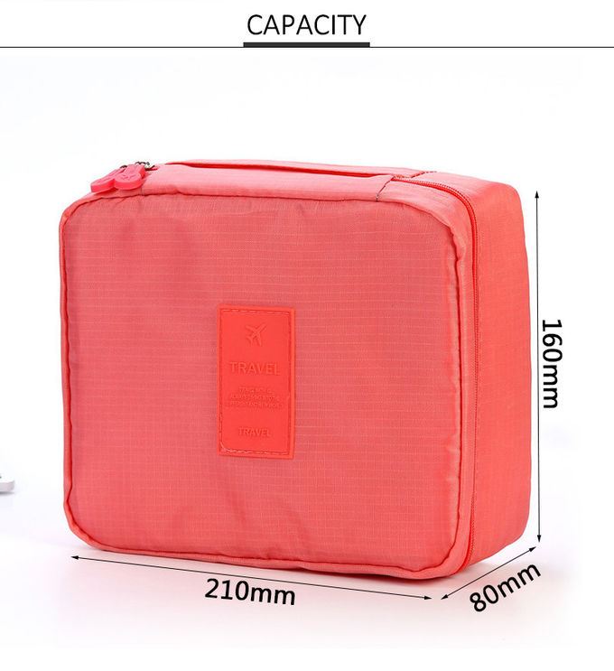 Wholeslae Custom Pure Color Blank Storage Wash Bag For Cosmetic