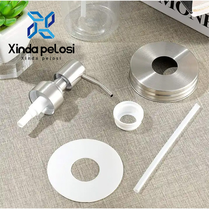 Leak Proof Foam Soap Pump Dispenser Lids Stainless Steel Mason Jar Rust Proof