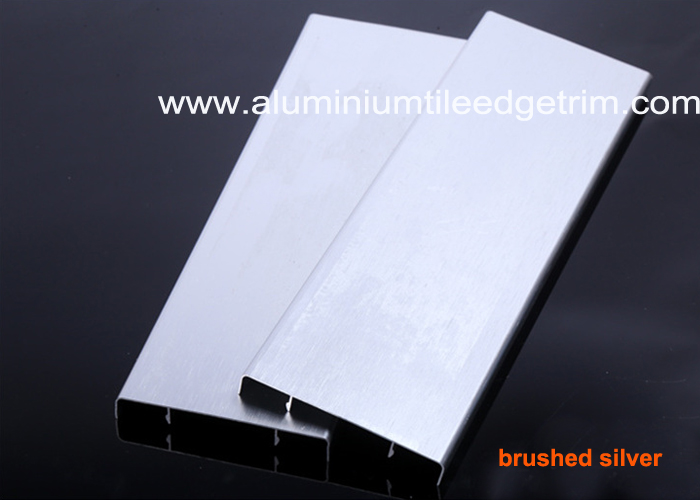 aluminium skirting board silver