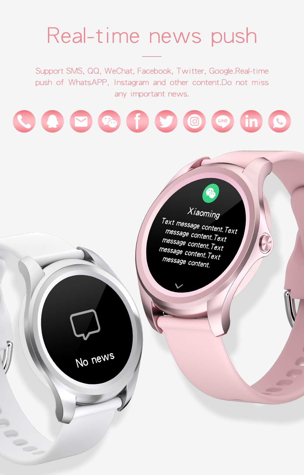 1.28inch Full Touch Smartwatch Heart Rate Blood Pressure Blood Oxygen