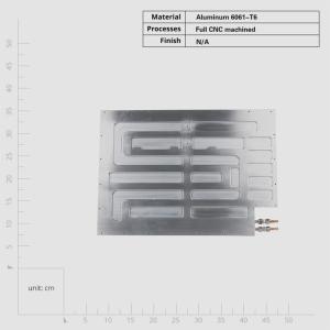 Wholesale Aluminum Screw Mounting Cold Plate Heat Sink with High Thermal Conductivity and Flow Rate from china suppliers