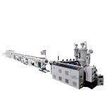 90-200mm PE HDPE Pipe Production Line Water Supply Floor Heating Pipe With High