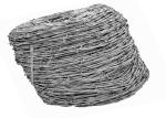 12 Gauge Galvanized Barbed Iron Border Fence Wire For Wire Fencing ISO9001