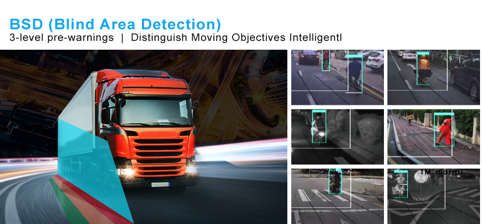 Vehicle Telematics System with Blind Spot Detection and G-sensor Yes 8CH MDVR Included