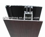 Wood Grain Visible Aluminum Frame Glass Curtain Wall Glass Roof Framing Aluminum