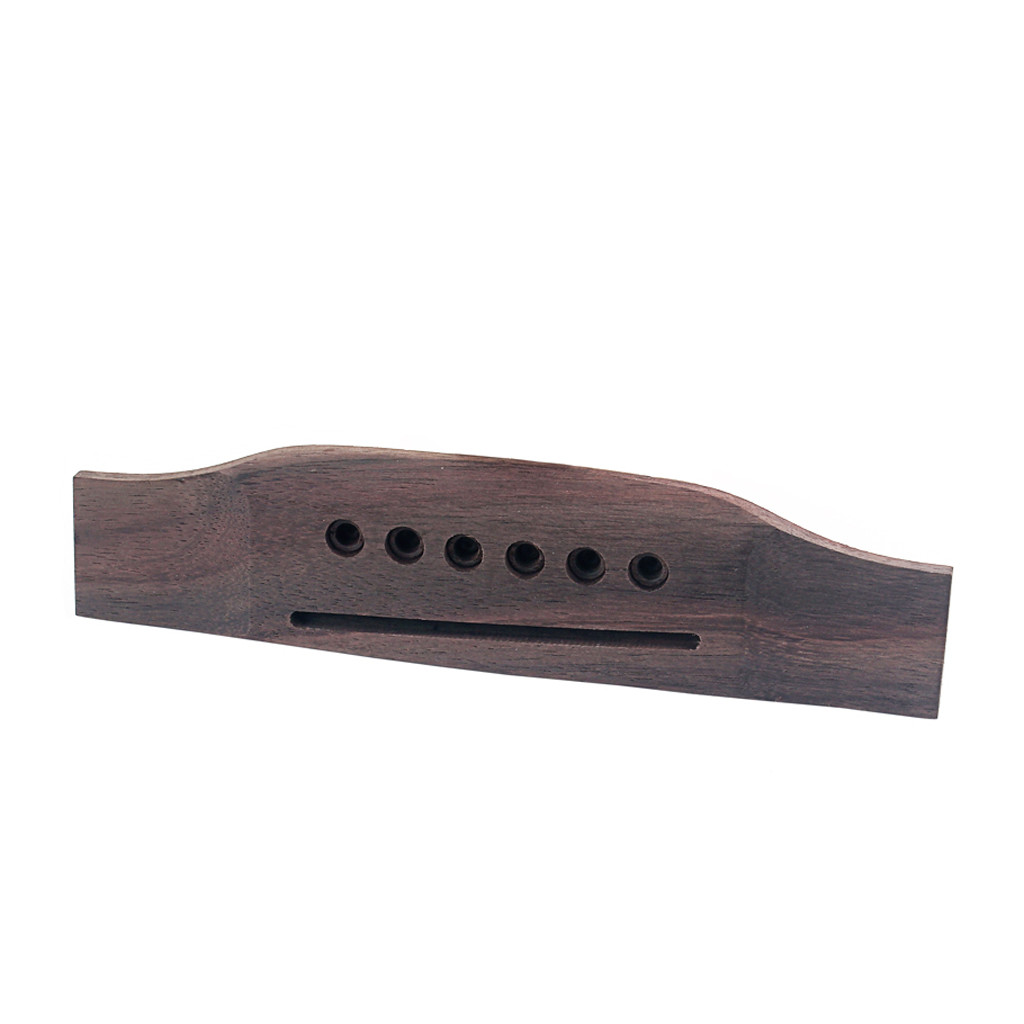 6 Pins Acoustic Guitar Bridge Slotted Guitar Bridge Replacement