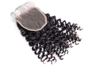 Wholesale Bouncy Black 100 Human Hair Lace Front Closure Long Lasting Without Knots Or Lice from china suppliers