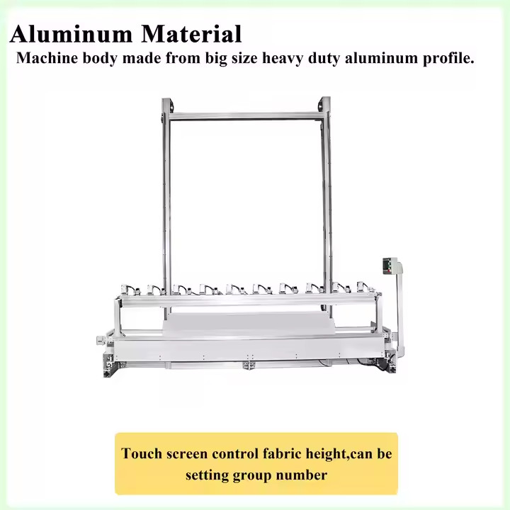 Automatic Home Textile Fabric Cutting Machine With Lightbox 200KG