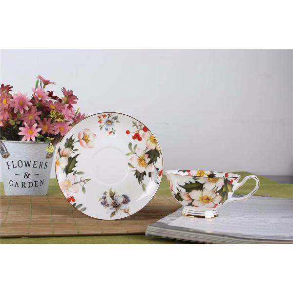 Tableware Low Water Absorption English Bone China Tea Cups
