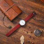 Minimalist leather watch, genuine leather bands changeable ,good quality watch