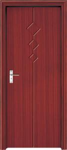 Wholesale 40mm thickness Interior PVC Wooden Door For Bedroom/ Bathroom/ Kitchen from china suppliers