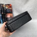 Authentic Ostrich Skin Men Small Casual Flap Purse Genuine Exotic Leather Single