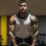 New Style Muscle Gym Hooded Vest Men's Sports Sleeveless Hoodies