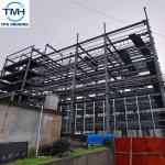 High Rise 350 Tons Customized Steel Framed Metal Car Parking
