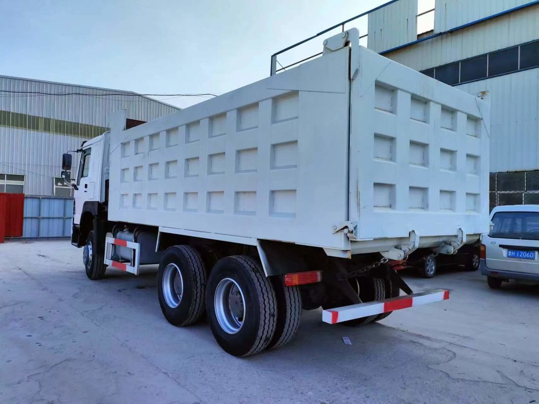351-450HP Sinotruck HOWO 6*4 White Dump Truck Secondhand Truck 10wheeler