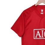 2007-2008 Season Manchester United Home Jersey Classic Replica Customized